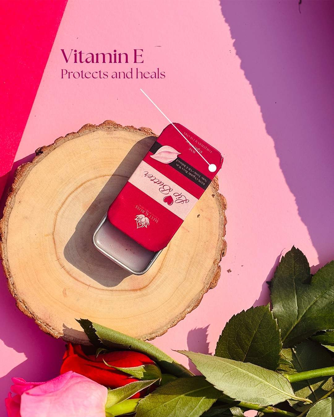 Lip Butter (Slider) | Melt & Bliss Lip Healing Butter | Made from Pure Butters & Wax | Skin Care | Non-Toxic | 15 gm | Lip Care | No Added Preservatives | Vitamin E Hydration | Hand Poured in Bharat - Image 2