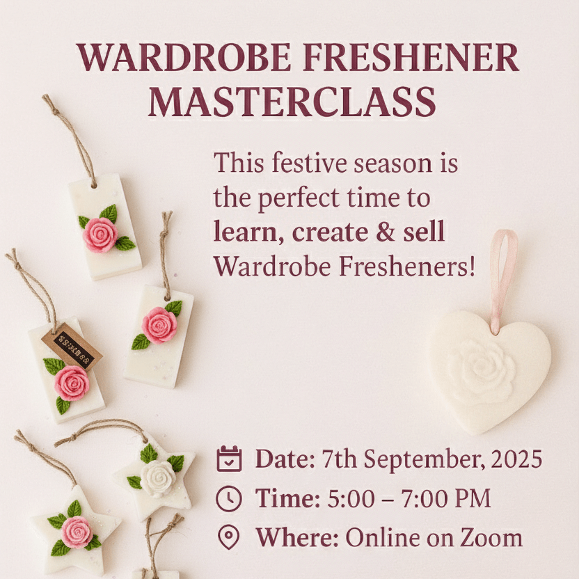 Online Wardrobe Freshener Making Masterclass | Melt & Bliss | LIVE Masterclass on ZOOM - Image 2