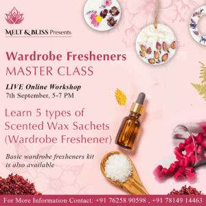 Online Wardrobe Freshener Making Masterclass | Melt & Bliss | LIVE Masterclass on ZOOM
