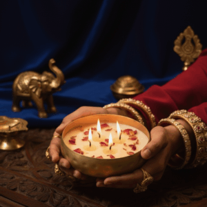 Mehfil Series Urli Candle | Melt & Bliss Healing Scented Candle | Pure Soy Wax | Gifting | Festival & Diwali | 30+Hrs | 150 gm | Home | Meditation | Skin-Friendly | Hand Poured in Bharat